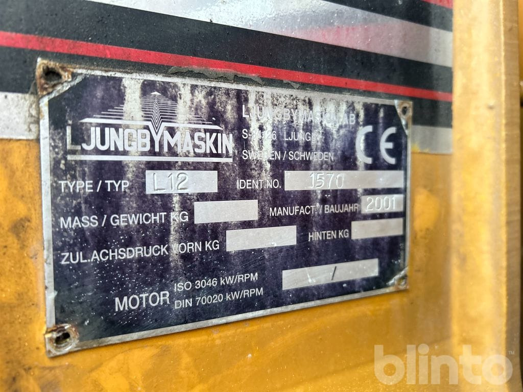 Chargeuse sur pneus Ljungby Maskin L12