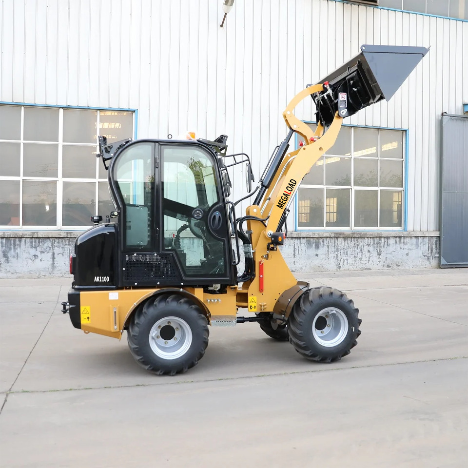 Chargeuse sur pneus MEGALOAD AK1100 Compact Wheel Loader CE certification Kubota Engine chargeuse su AK1100