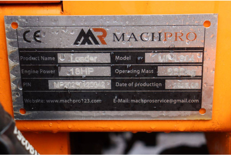 Chargeuse sur pneus Machpro MPL904