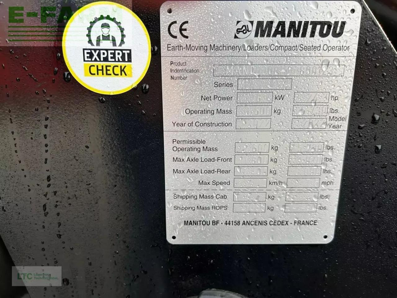 Chargeuse sur pneus Manitou hoflader mla 2-25