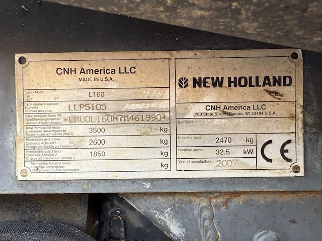 Chargeuse sur pneus New Holland L 160