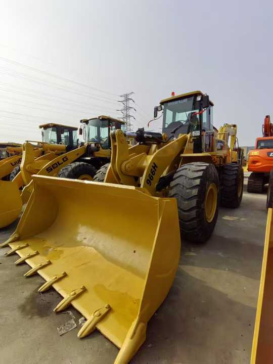 Chargeuse sur pneus Original Used CAT 966H Wheel Loader  with High Performance on Sale  Cat 966H Heavy Machinery Loader with Low Price
