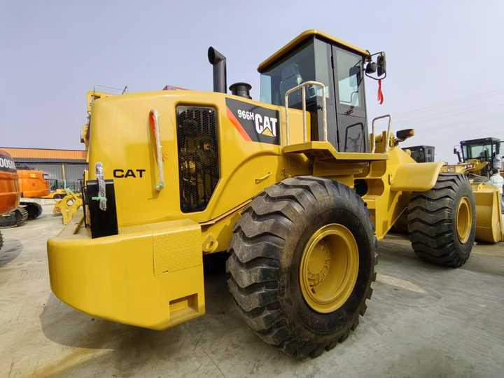 Chargeuse sur pneus Original Used CAT 966H Wheel Loader  with High Performance on Sale  Cat 966H Heavy Machinery Loader with Low Price
