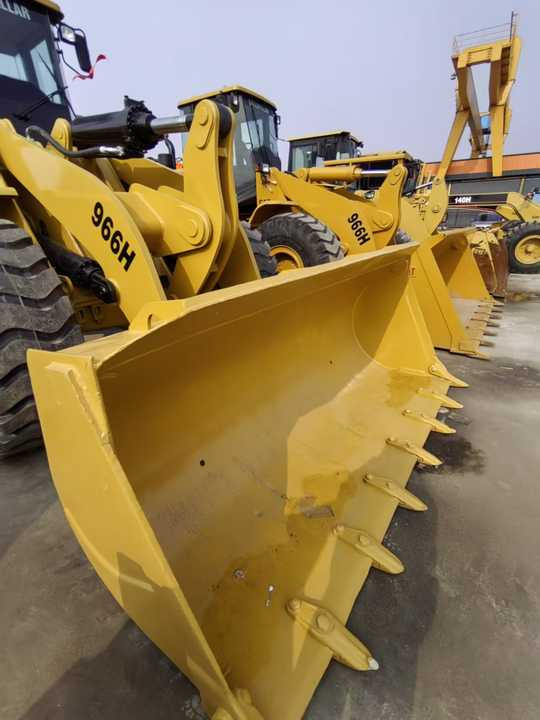Chargeuse sur pneus Original Used CAT 966H Wheel Loader  with High Performance on Sale  Cat 966H Heavy Machinery Loader with Low Price