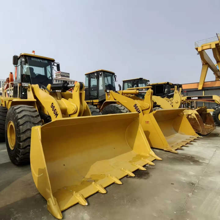 Chargeuse sur pneus Original Used CAT 966H Wheel Loader  with High Performance on Sale  Cat 966H Heavy Machinery Loader with Low Price