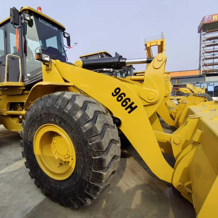 Chargeuse sur pneus Original Used CAT 966H Wheel Loader  with High Performance on Sale  Cat 966H Heavy Machinery Loader with Low Price