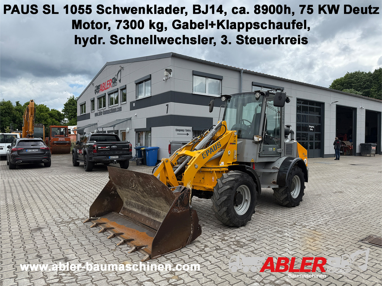 Chargeuse sur pneus Paus SL 1055 Radlader Schwenklader