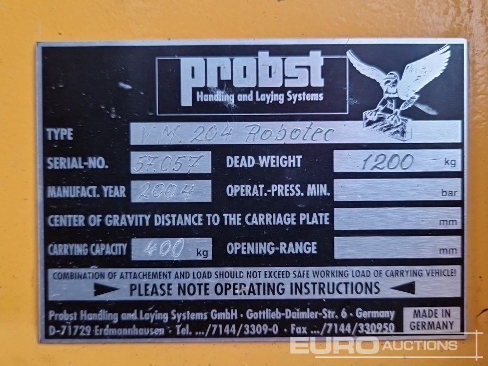 Chargeuse sur pneus Probst VM204 Paving Layer