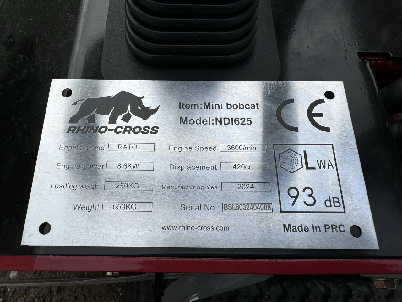 Chargeuse sur pneus Rhino-Cross NDI625