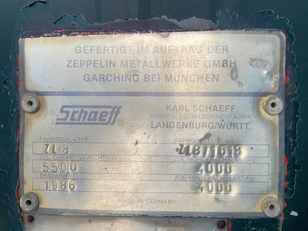Chargeuse sur pneus Schaeff ZL8 (4028)