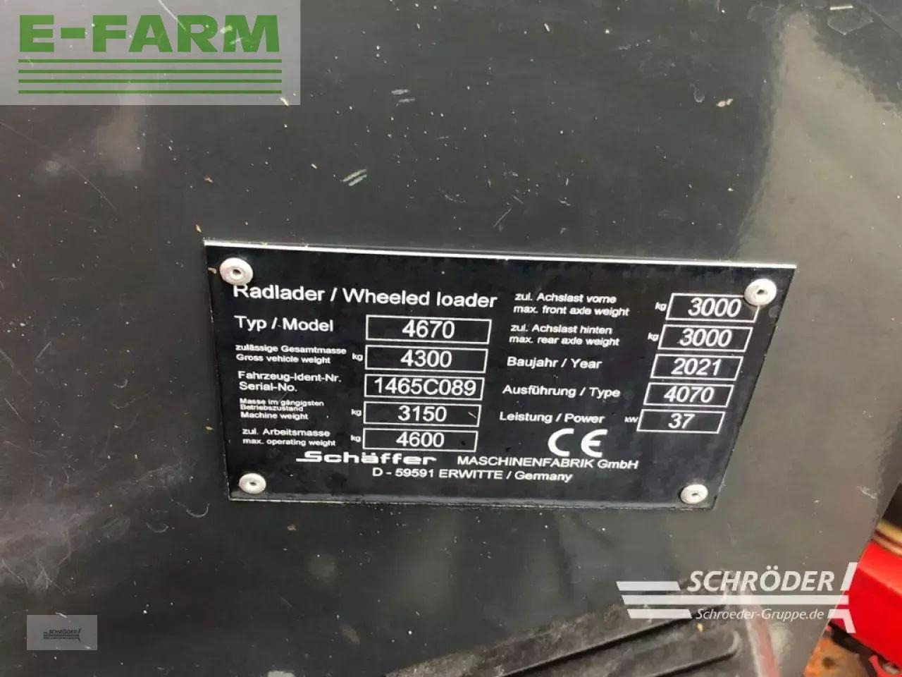 Chargeuse sur pneus Schäffer 4670