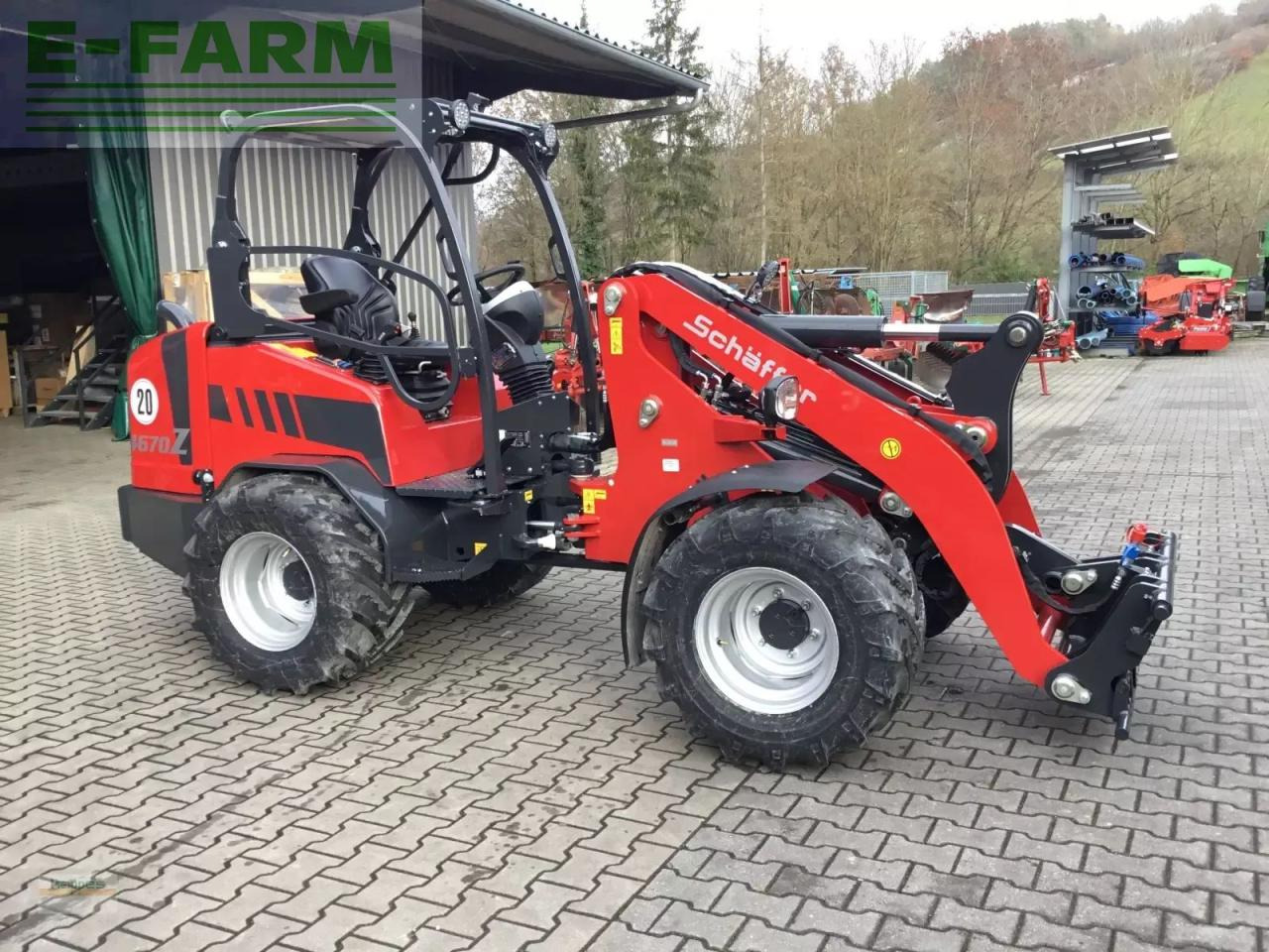 Chargeuse sur pneus Schäffer 4670z -2