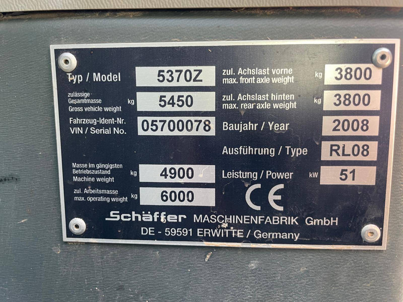 Chargeuse sur pneus Schäffer 5370