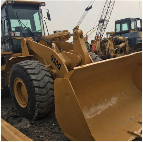 Chargeuse sur pneus Second hand good condition and high performance japan CAT 950G wheel loader on hot sale in shanghai yard