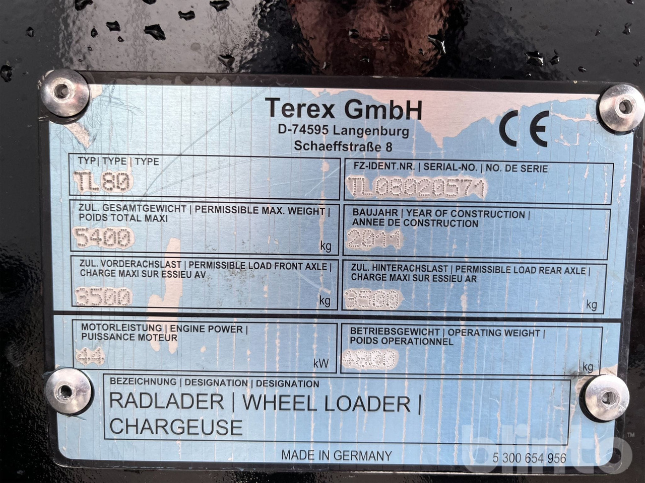 Chargeuse sur pneus TL80