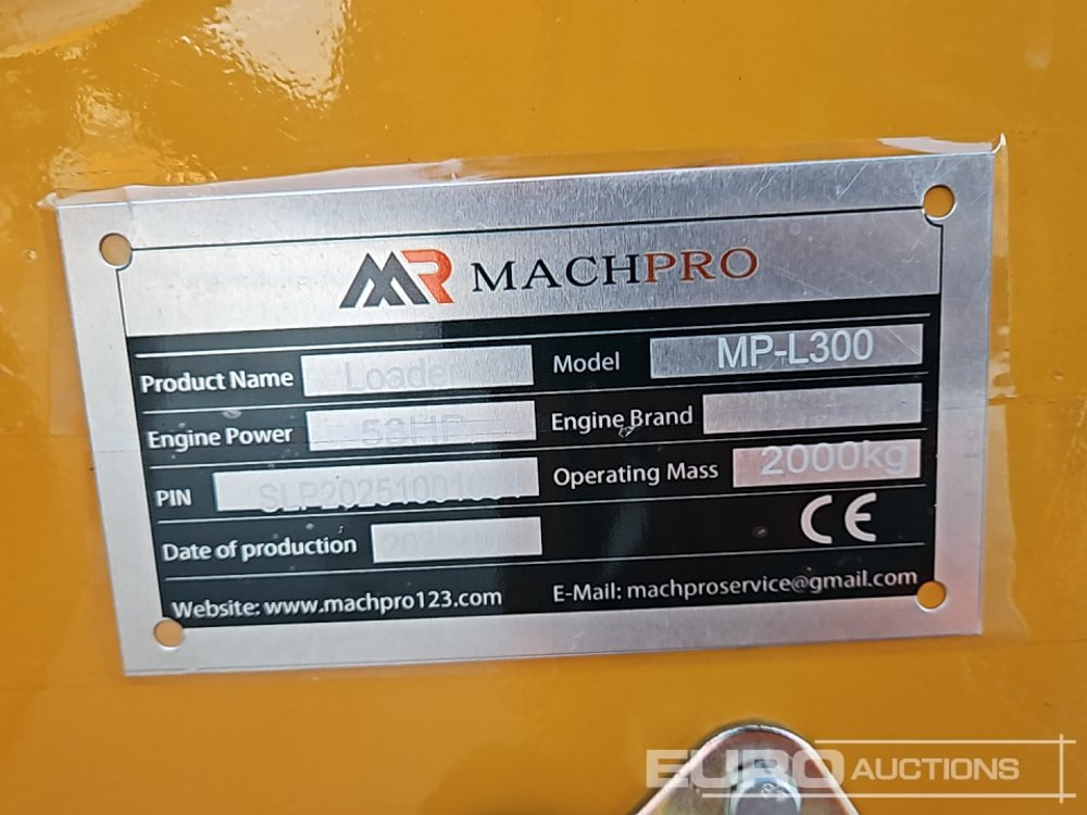 Chargeuse sur pneus Unused 2025 Machpro MP-L300