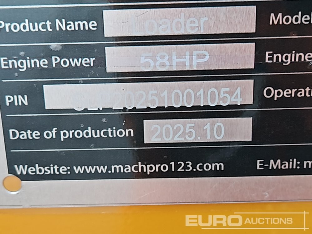 Chargeuse sur pneus Unused 2025 Machpro MP-L300