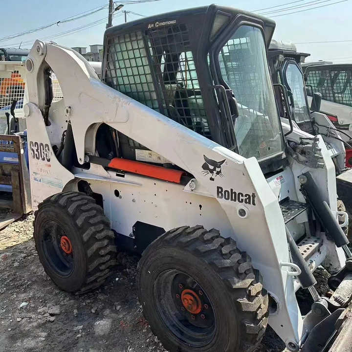 Chargeuse sur pneus Used Bob Cat Bob Cat S300 Used Skid Steer Wheel Loader Multifunctional Track Loaders Bobcat