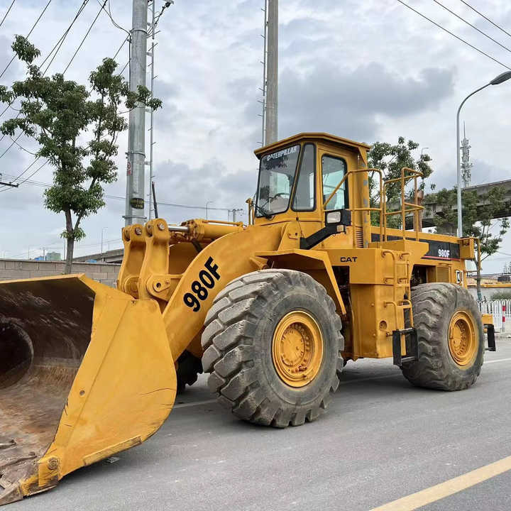 Chargeuse sur pneus Used CAT  980f 980g 980c Wheel Loader Second Hand Condition CAT 966H 966F 966E 966G Front Loaders for Sale