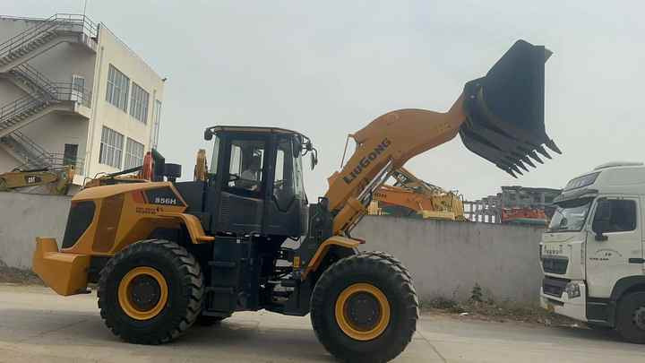 Chargeuse sur pneus Used Liugong856h Wheel Loader Machine Mini Telehandler Used Liugong Wheel Loader Cummins Engine Loader