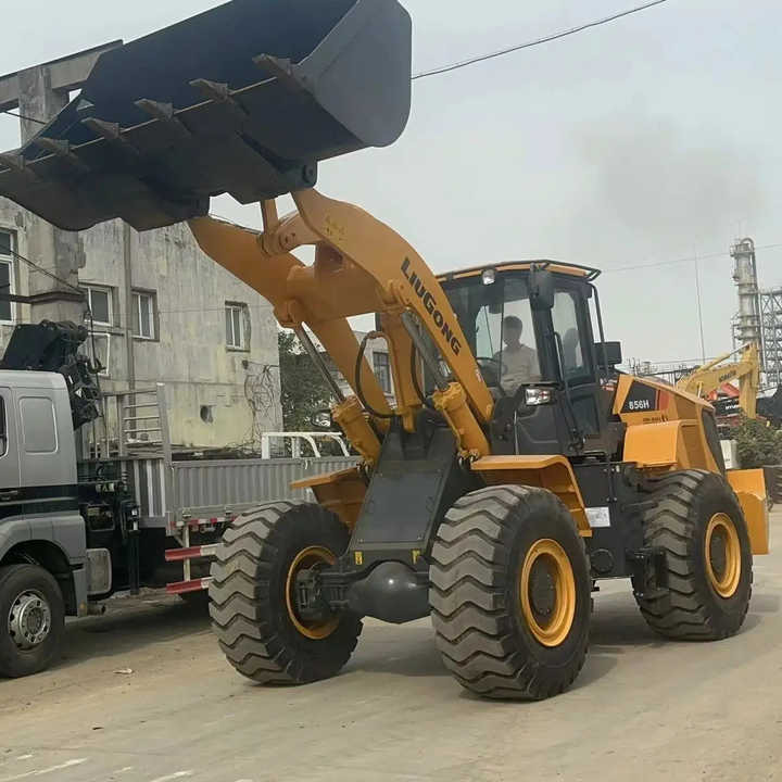 Chargeuse sur pneus Used Liugong856h Wheel Loader Machine Mini Telehandler Used Liugong Wheel Loader Cummins Engine Loader
