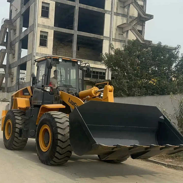 Chargeuse sur pneus Used Liugong856h Wheel Loader Machine Mini Telehandler Used Liugong Wheel Loader Cummins Engine Loader