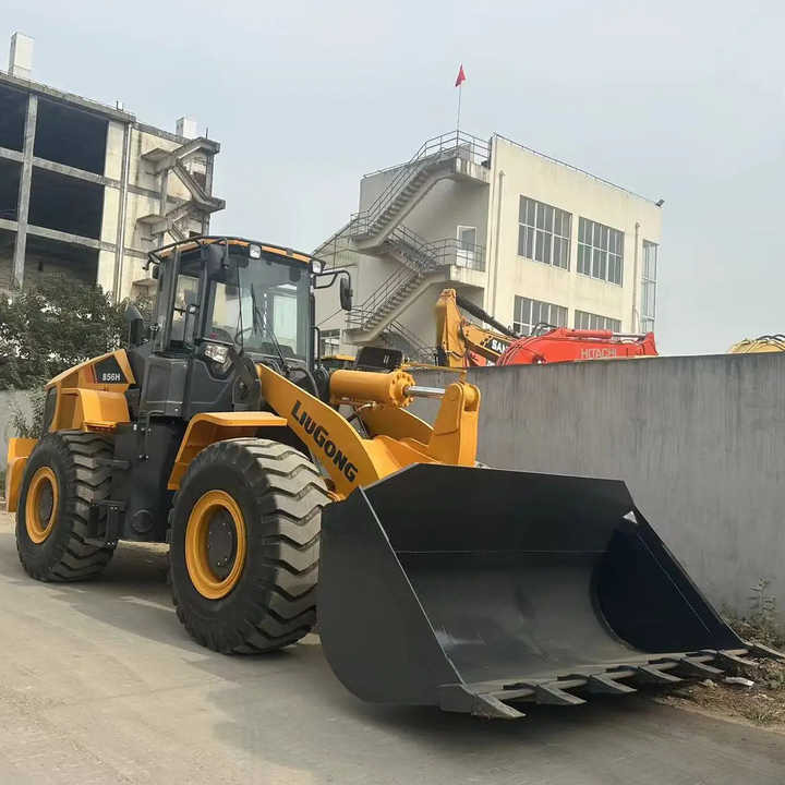 Chargeuse sur pneus Used Liugong856h Wheel Loader Machine Mini Telehandler Used Liugong Wheel Loader Cummins Engine Loader