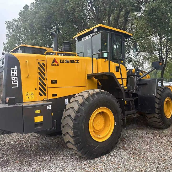 Chargeuse sur pneus Used Road Construction Equipment SDLG LG956L Wheel Loader Second Hand SDLG 936 LG 953 LG958F 956L for Sale