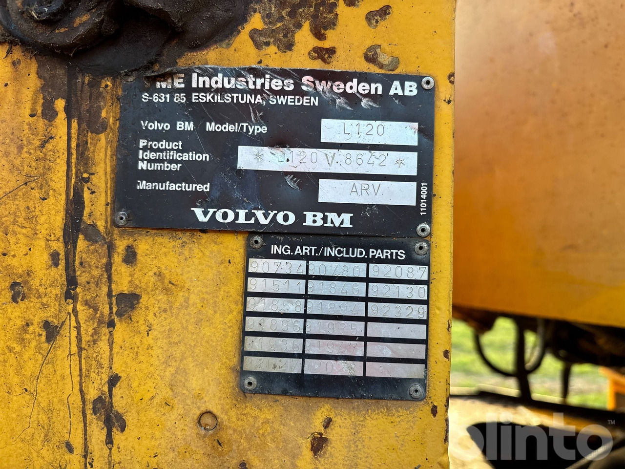 Chargeuse sur pneus VOLVO L120B