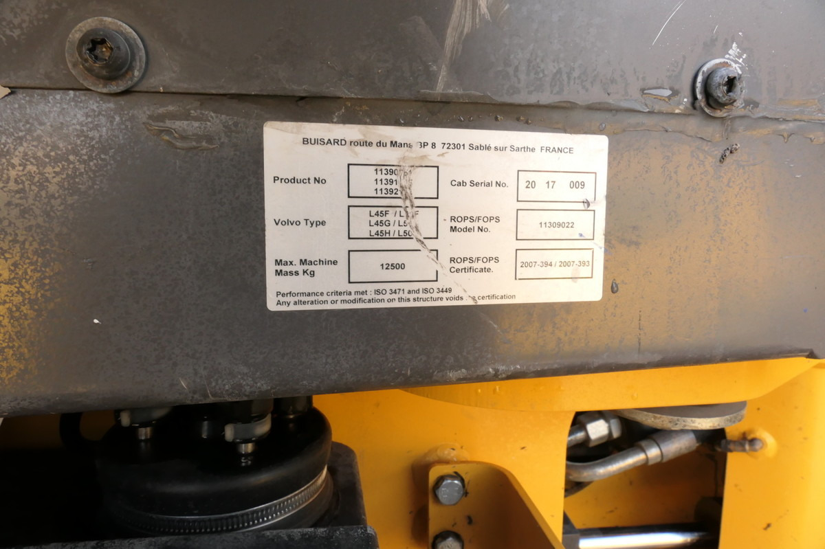 Chargeuse sur pneus VOLVO L45H