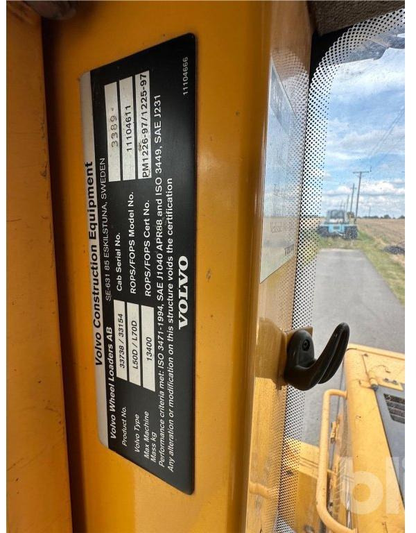 Chargeuse sur pneus VOLVO L50D