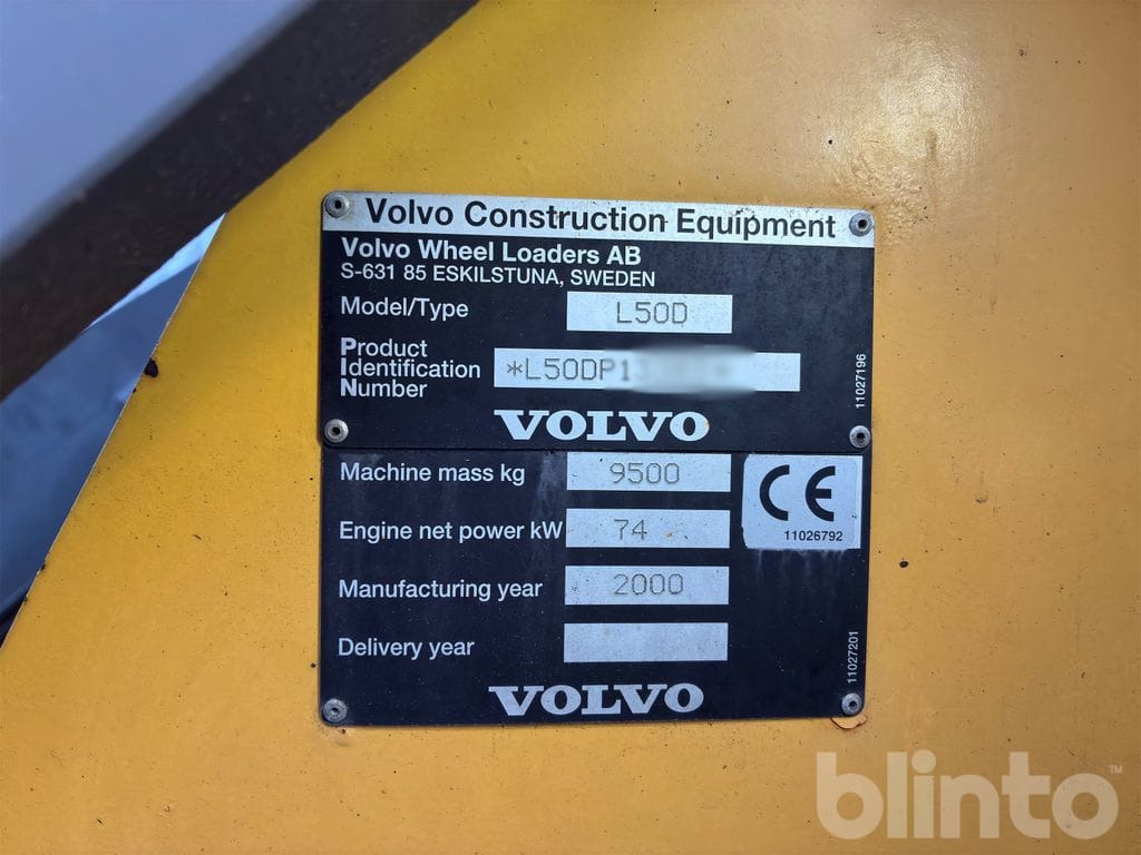 Chargeuse sur pneus VOLVO L50D