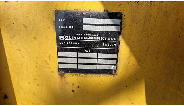 Chargeuse sur pneus Volvo BM 1254 Oltimer Radlader