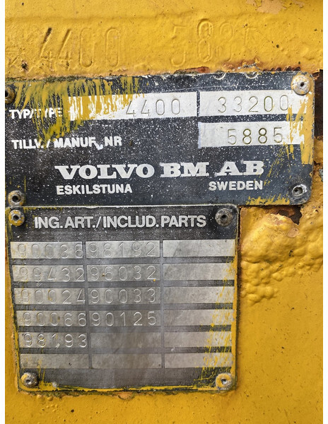 Chargeuse sur pneus Volvo BM 4400