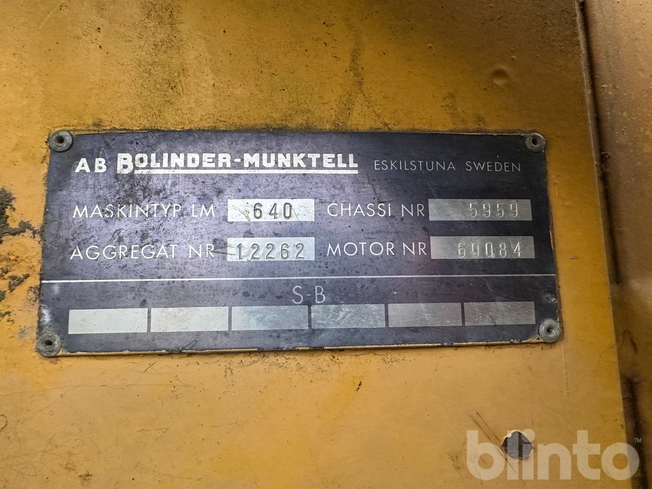 Chargeuse sur pneus Volvo BM LM640