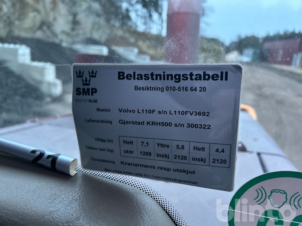 Chargeuse sur pneus Volvo L110F