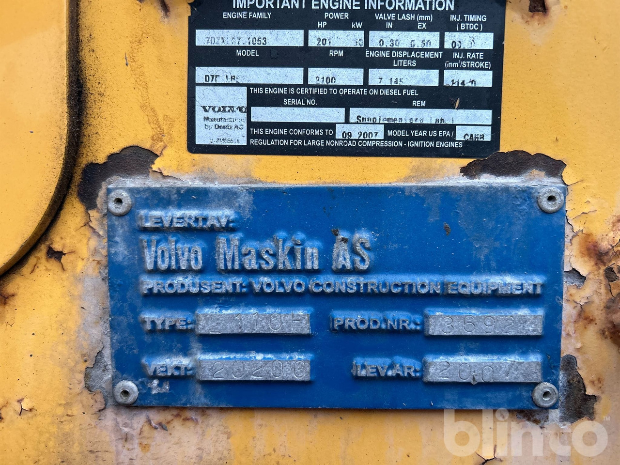 Chargeuse sur pneus Volvo L110F