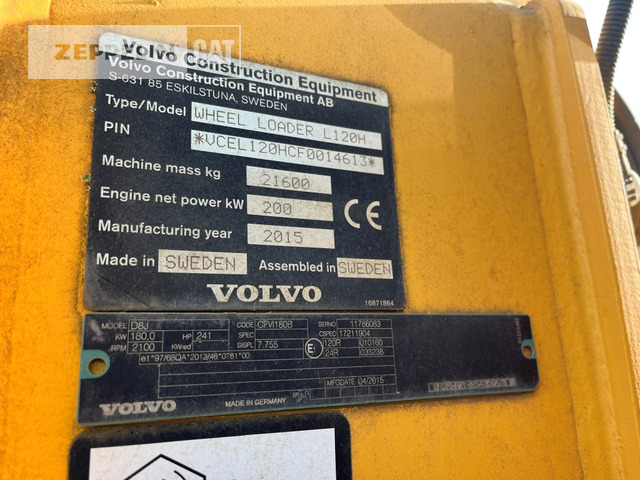 Chargeuse sur pneus Volvo L120H