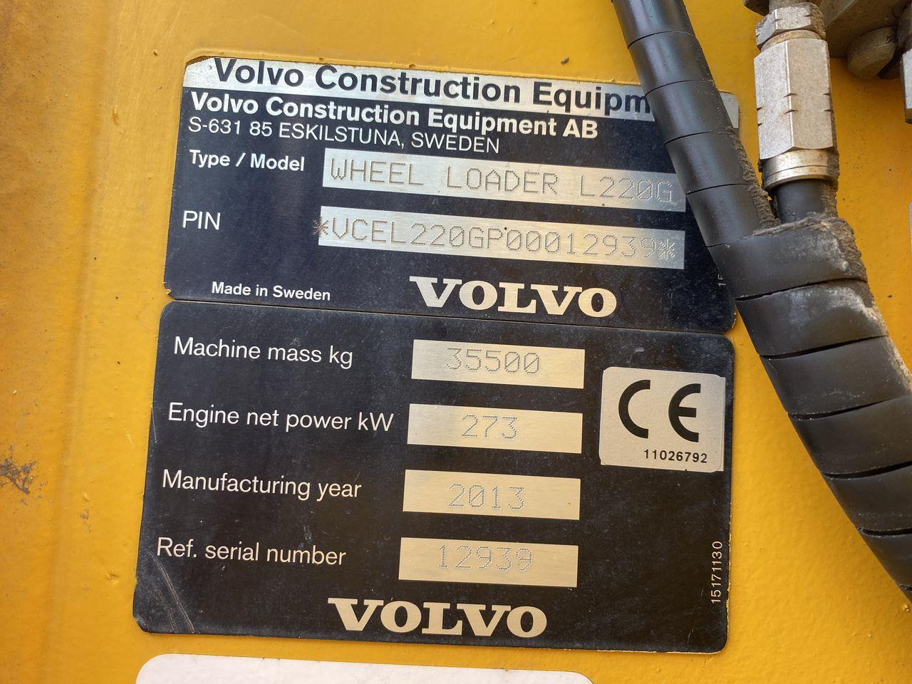 Chargeuse sur pneus Volvo L220G