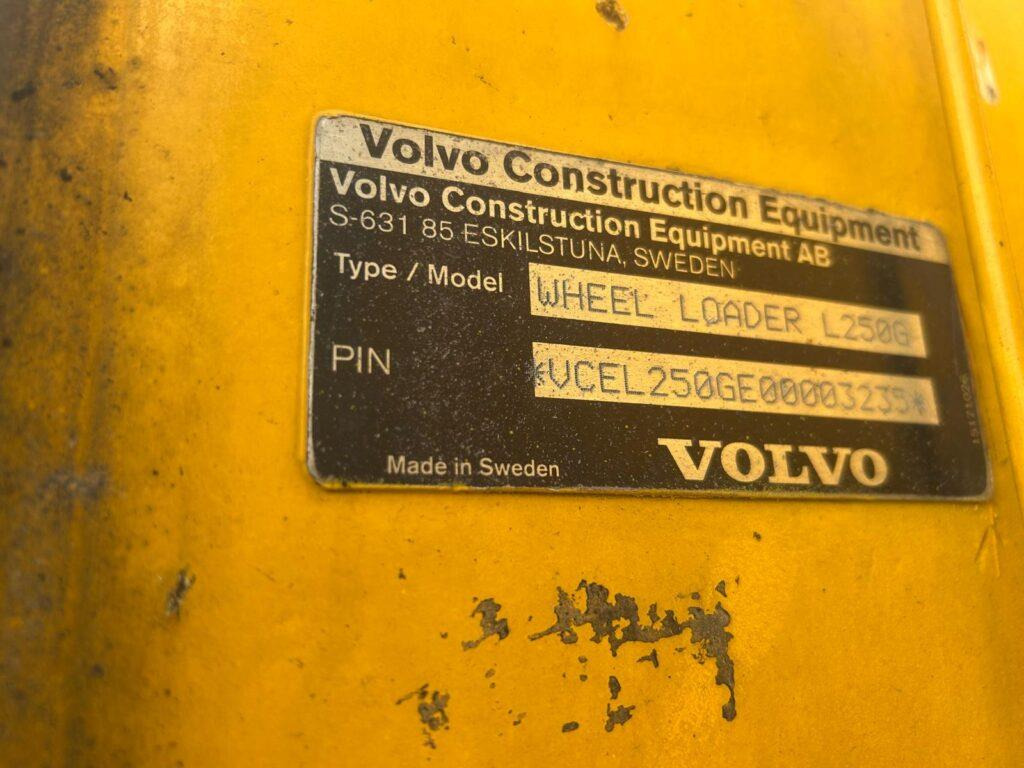 Chargeuse sur pneus Volvo L250G