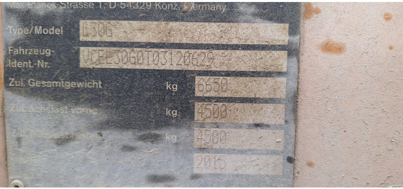 Chargeuse sur pneus Volvo L30G
