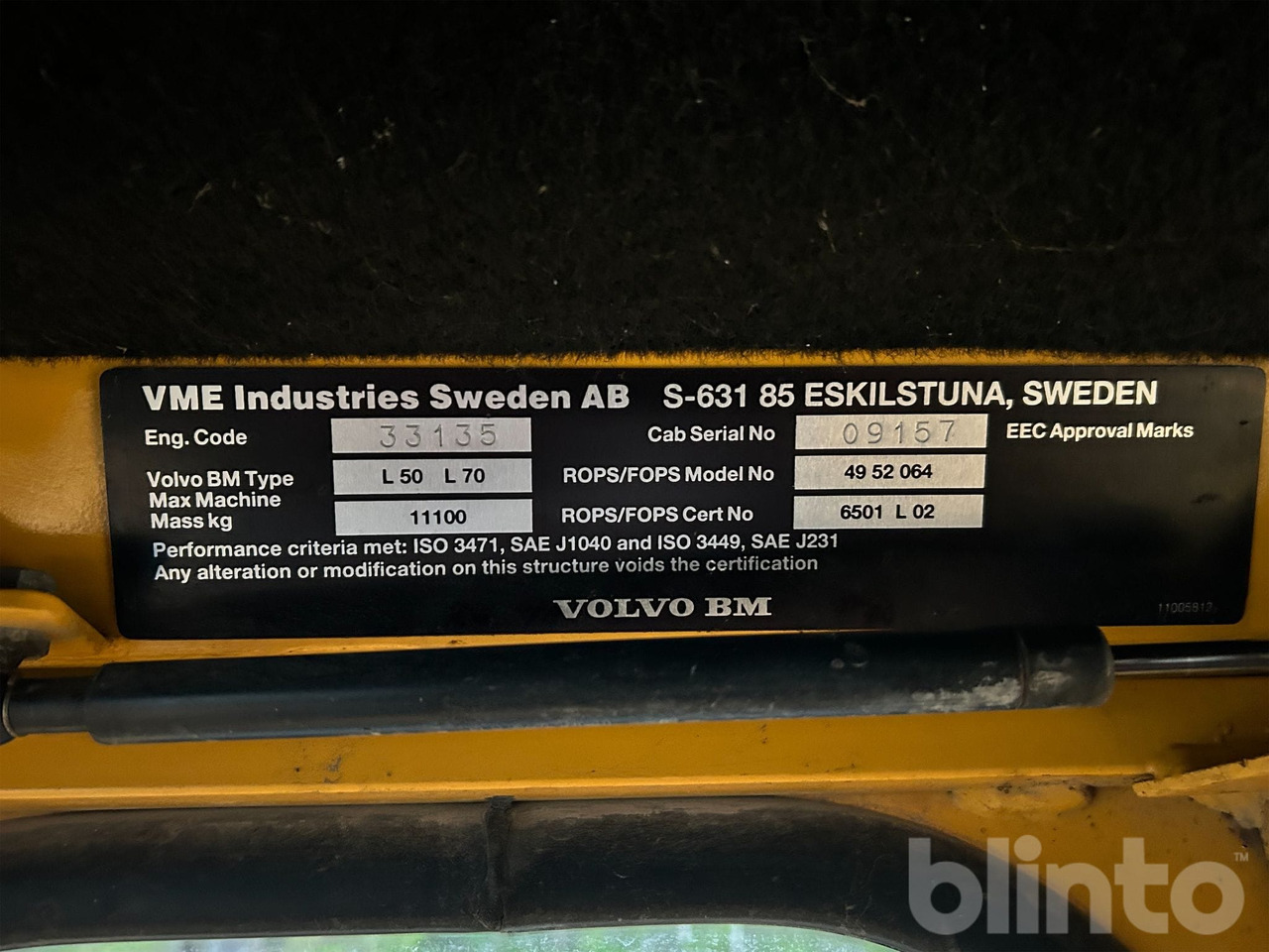 Chargeuse sur pneus Volvo L50