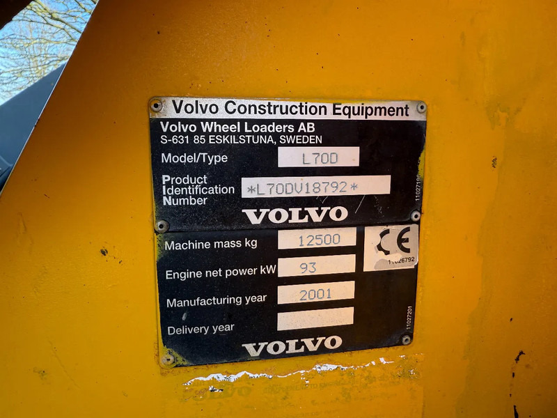 Chargeuse sur pneus Volvo L70D