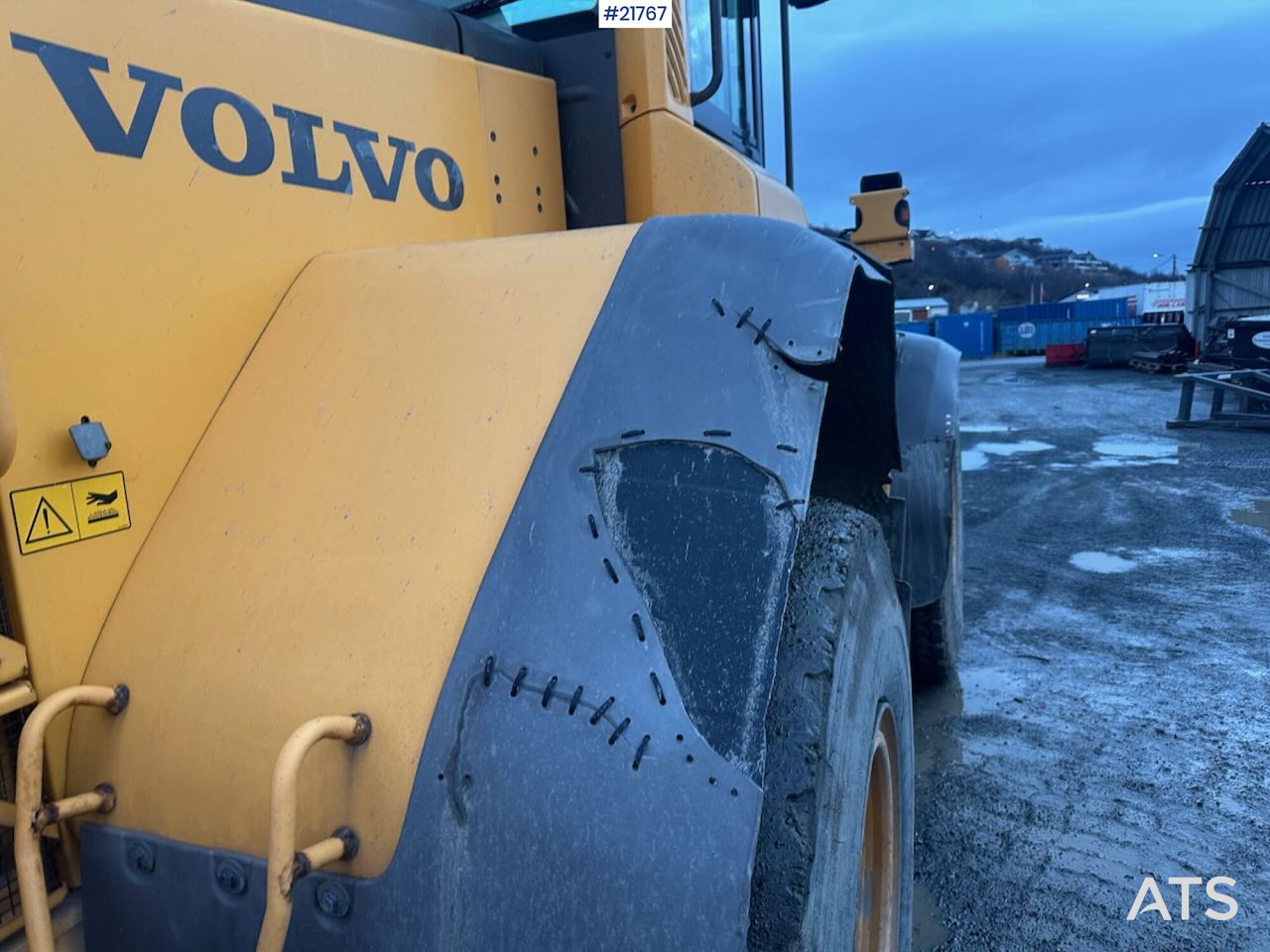 Chargeuse sur pneus Volvo L90F hjullaster m/ Volvo gruskuffe. SE VIDEO