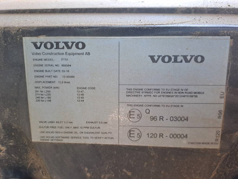 Chargeuse sur pneus Volvo L 150 H