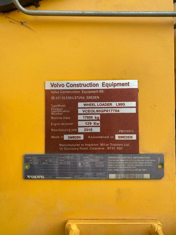 Chargeuse sur pneus Volvo L 90 G