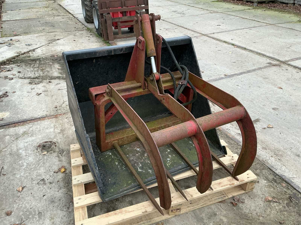 Chargeuse sur pneus WEIDEMANN 917 SHOVEL - BUCKET - FORKS AND CLAMP