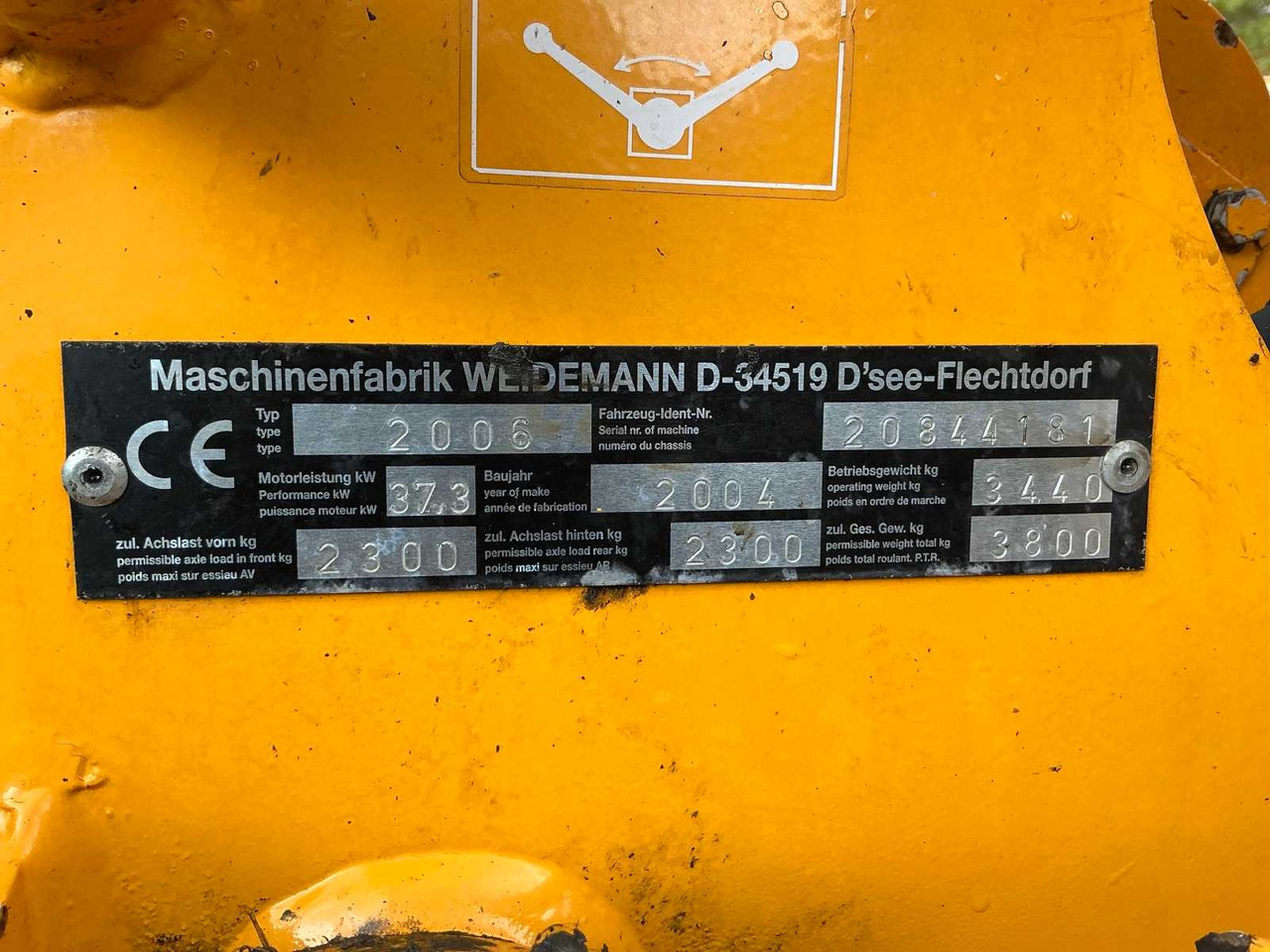 Chargeuse sur pneus Weideman 2006