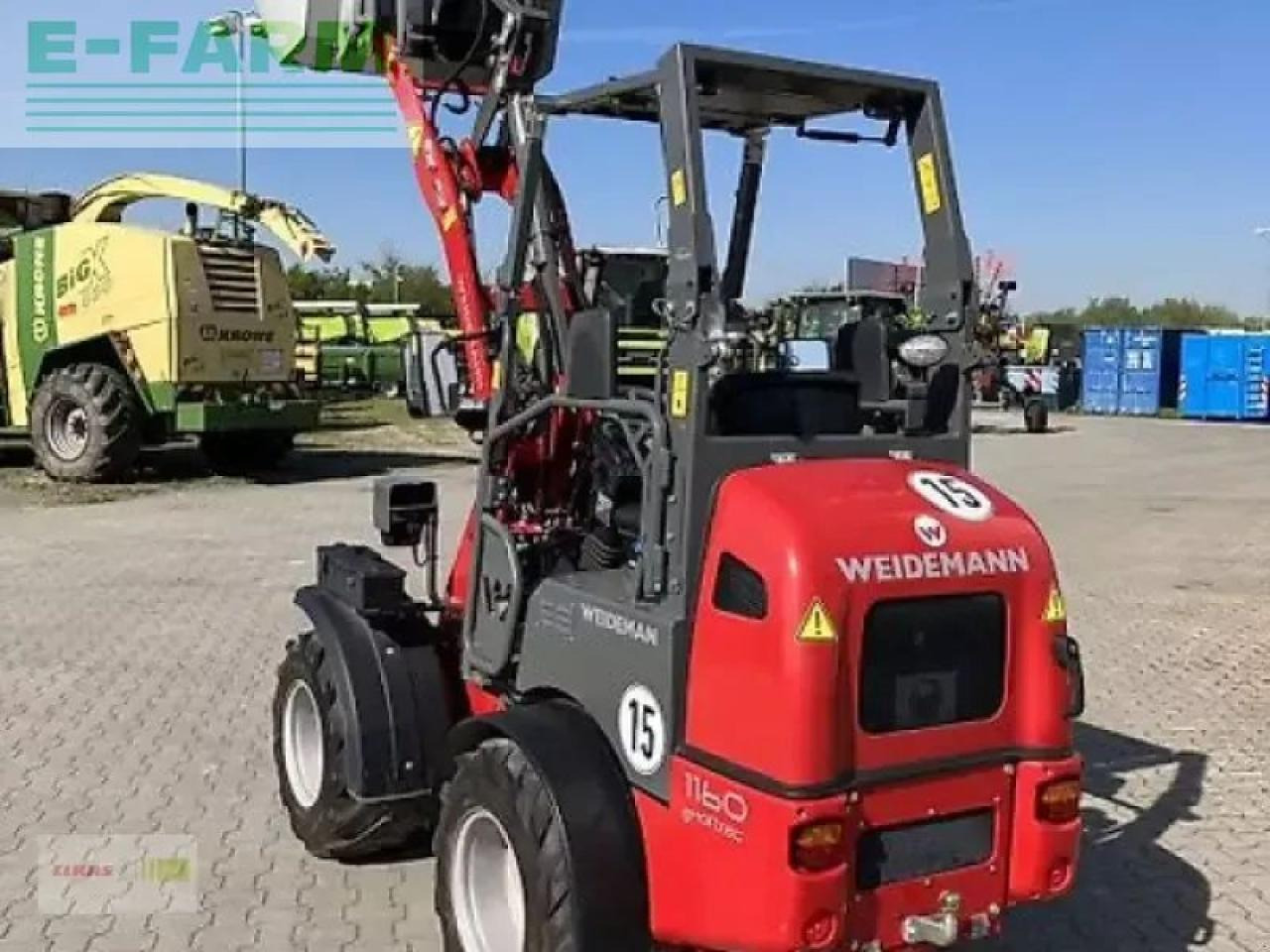 Chargeuse sur pneus Weidemann 1160 ehoftrac