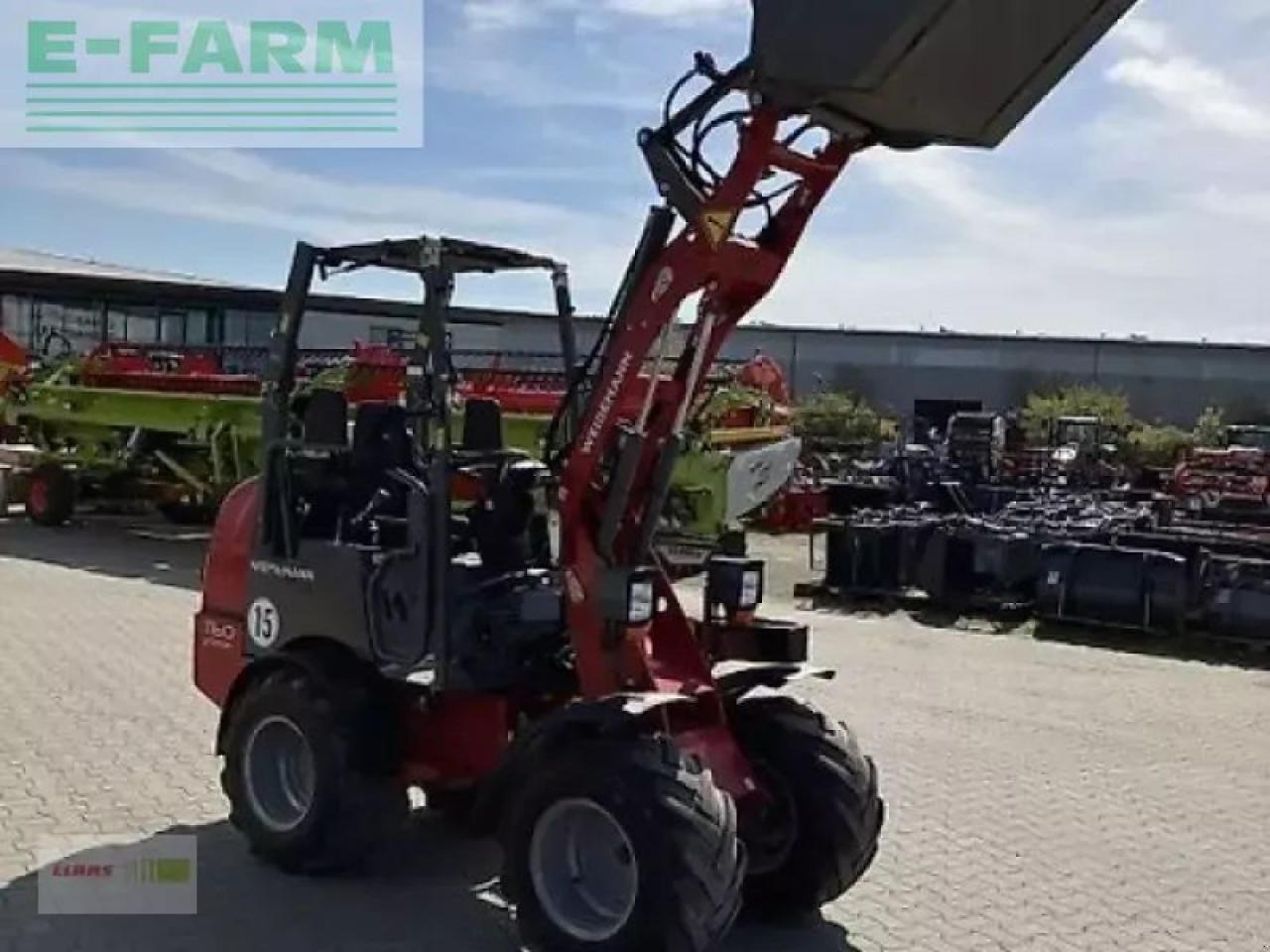 Chargeuse sur pneus Weidemann 1160 ehoftrac